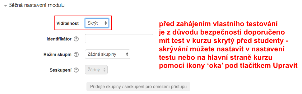 skryvani kurzu